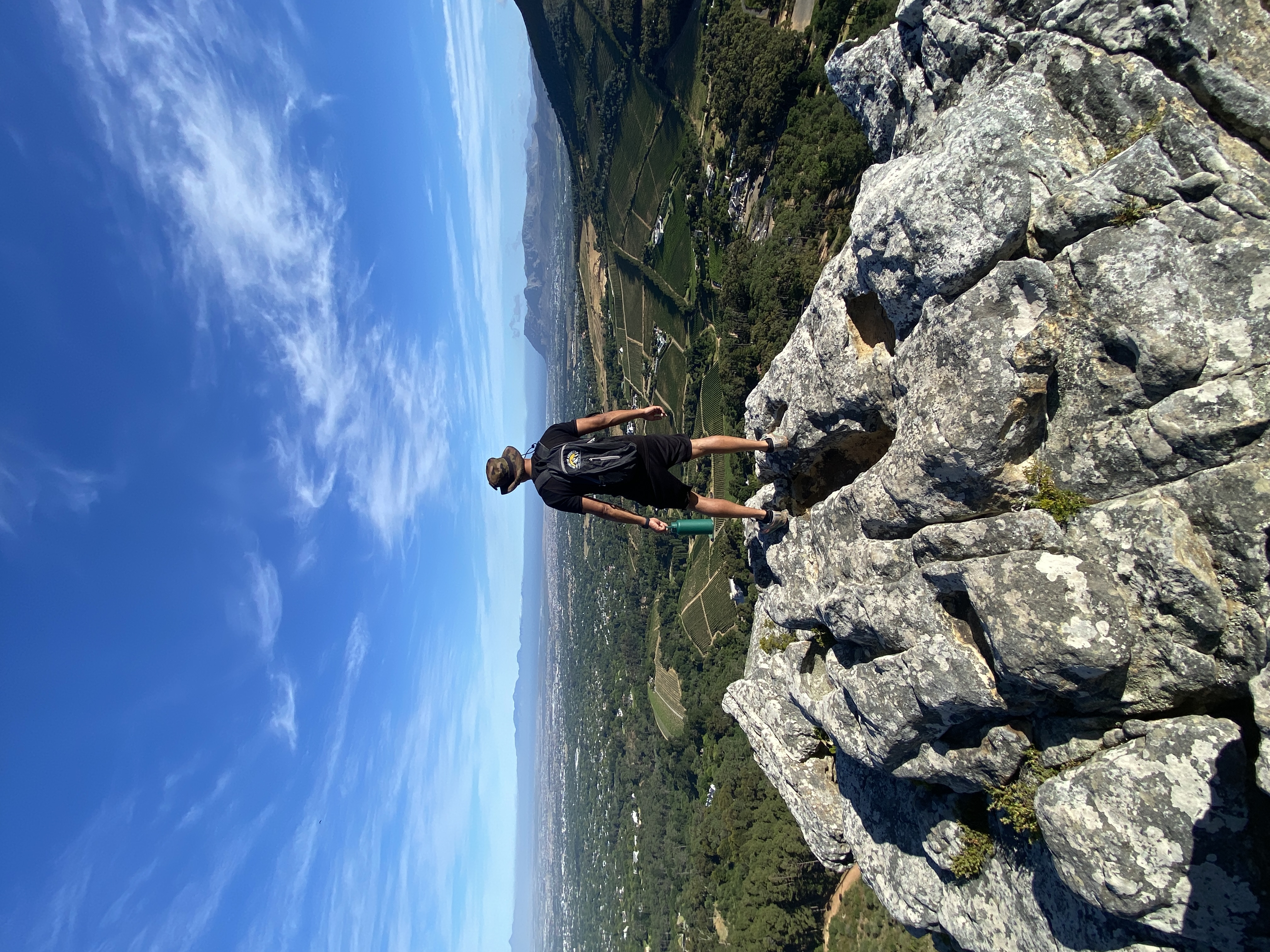Mountain viewpoint above Constantia